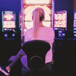 Woman betting